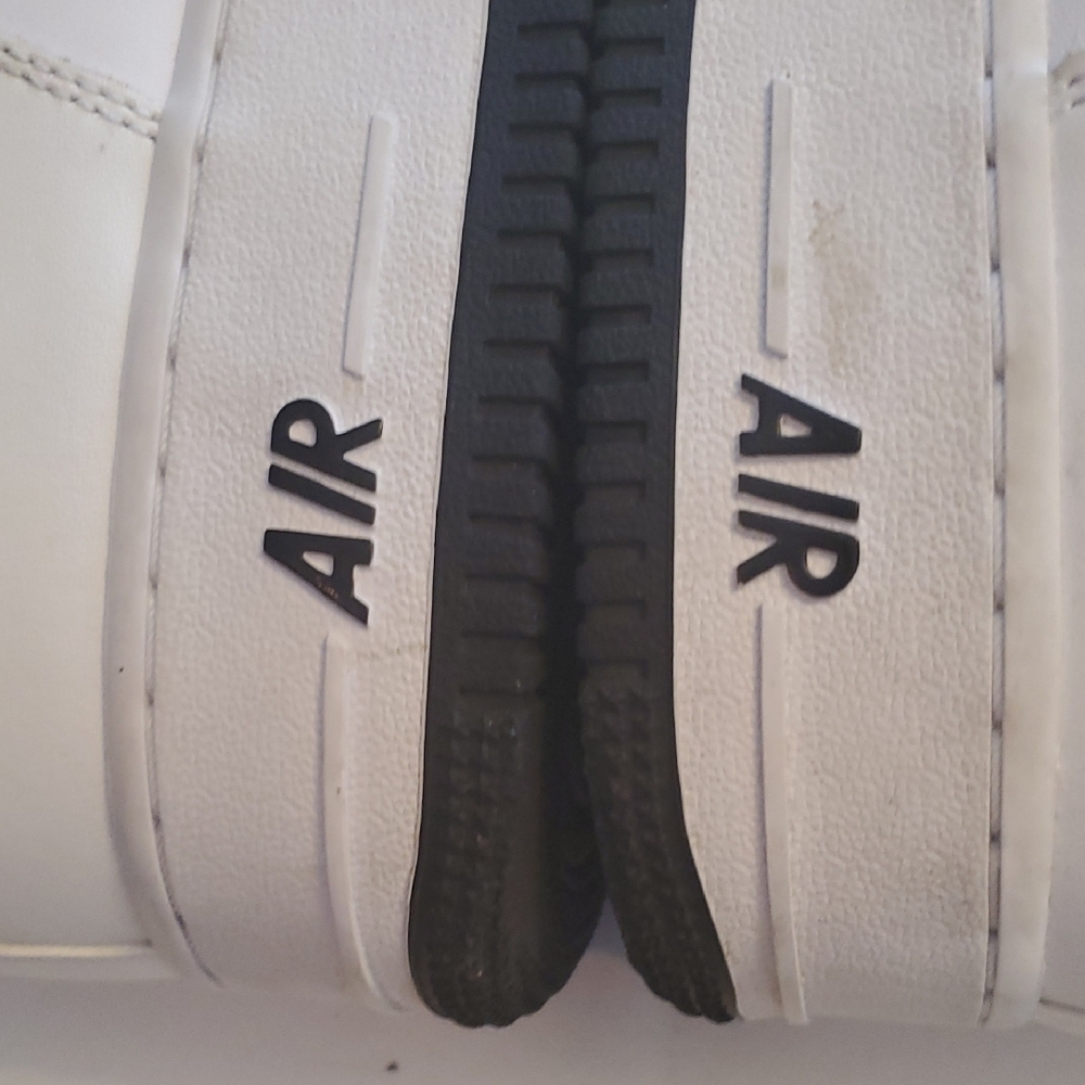 Nike Air Force 1 White with Black Details - Picture 8 of 16